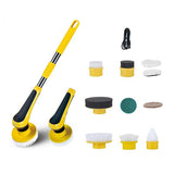 Electric Spin Scrubber Cleaning Brush with attachments