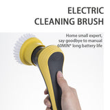 Electric Spin Scrubber Cleaning Brush with attachments