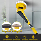 Electric Spin Scrubber Cleaning Brush with attachments