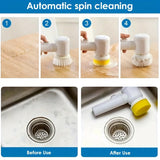 Electric Spin Cleaning Brush for bathroom cleaning
