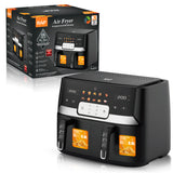 Double Basket Air Fryer with dual cooking zones