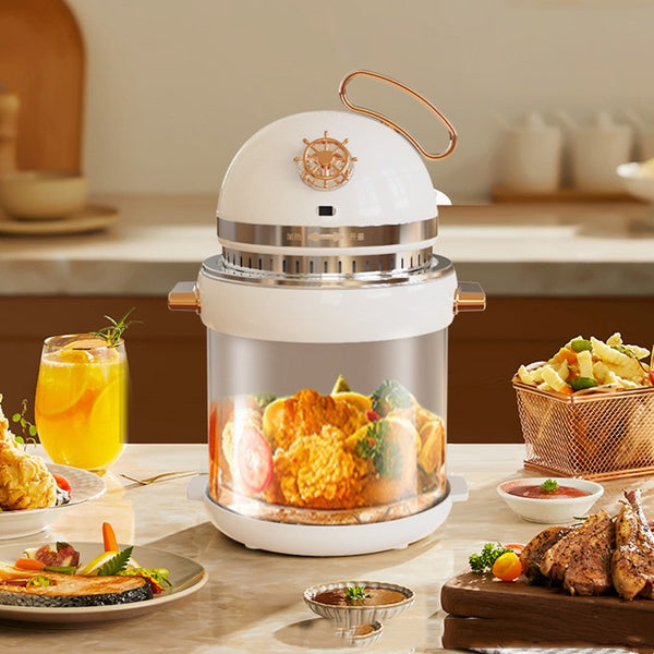 4L Transparent Air Fryer with viewing window