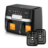 Double Basket Air Fryer with dual cooking zones
